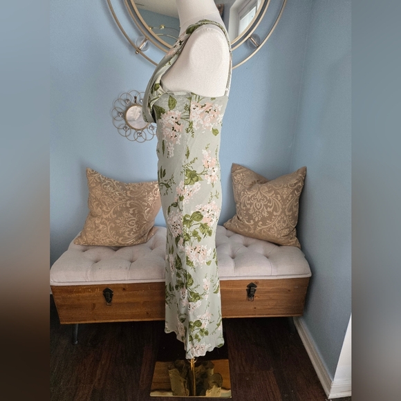 Reformation Reya Green Dress - Picture 7 of 11